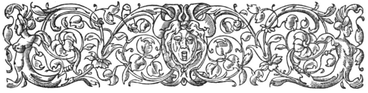 Decorative floral border