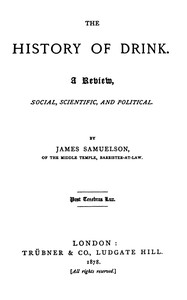 The history of drink, James Samuelson