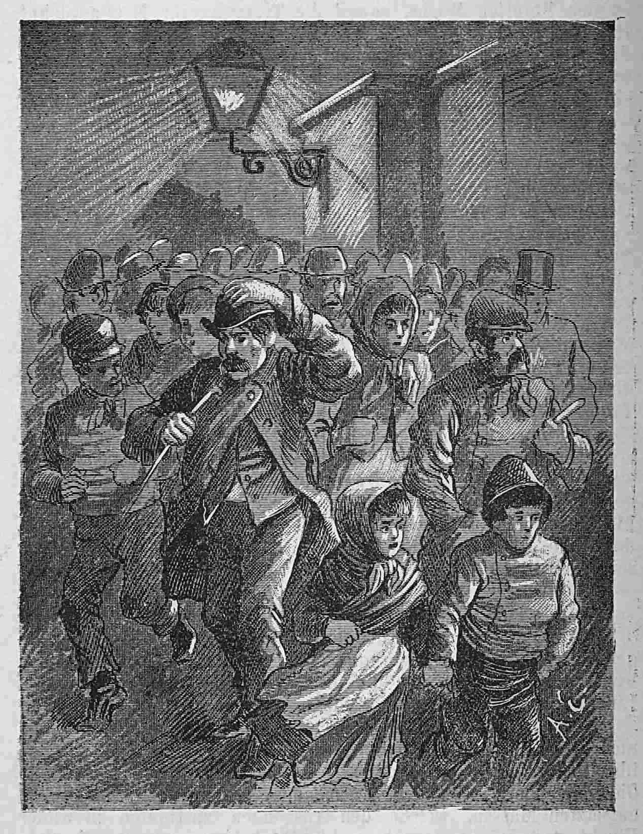 Völkerwanderung durch die Linie.