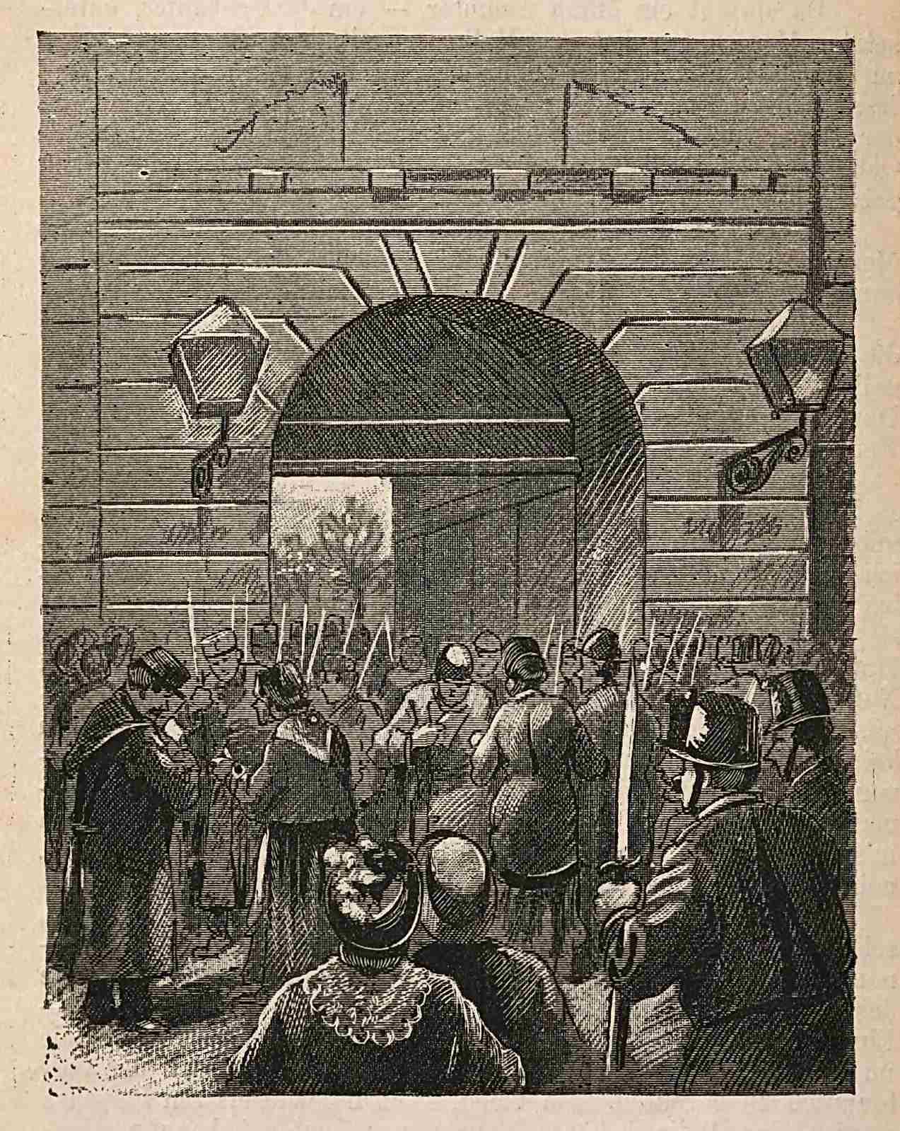 Das Portal des allgemeinen Krankenhauses.