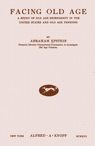 Facing old age, Abraham Epstein