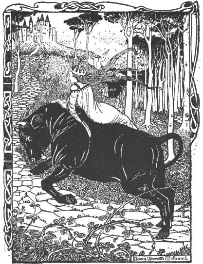 A fekete bika elvágtatott a királyleánnyal.