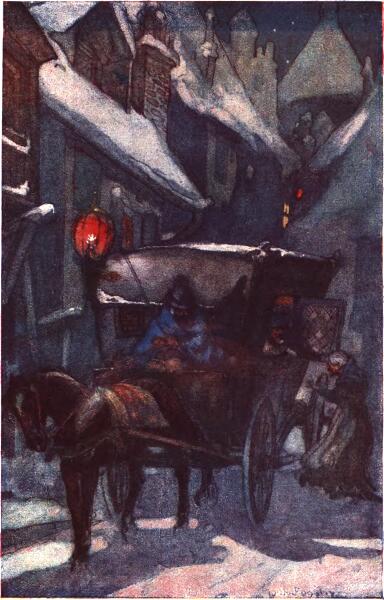 … gyorsan kidobta a pénzdarabot a hóba.