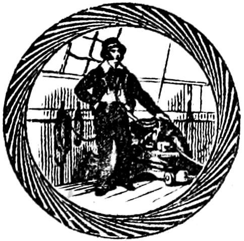 Ornamental: sailor with gun