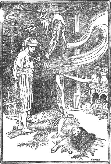 – Nesze a kard, vágd le a fejét, mondta a szellem.