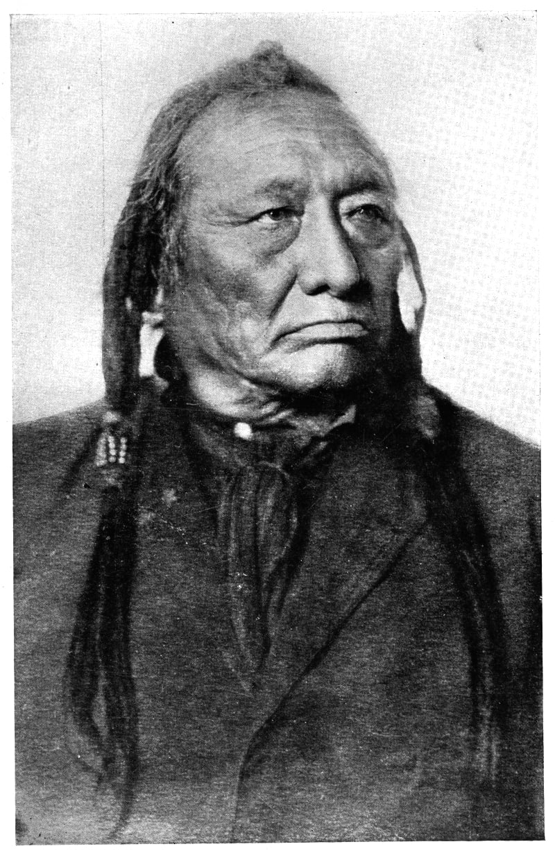 An older man in profile.