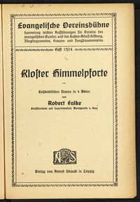 Kloster Himmelpforte, Robert Falke