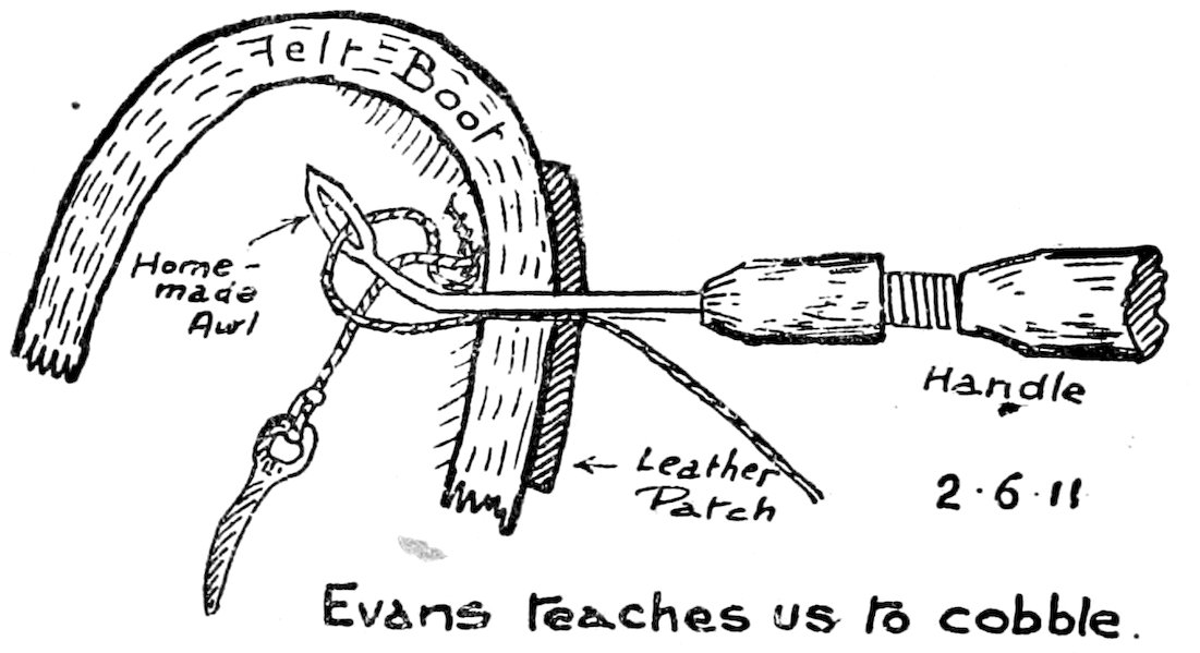Evans teaches us to cobble.