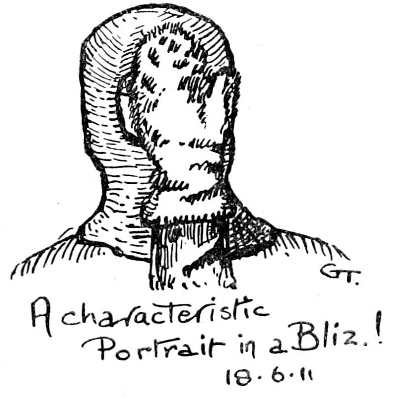 A characteristic Portrait in a Bliz.! 18·6·11
