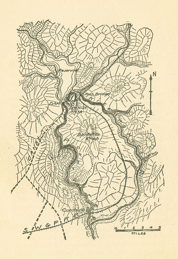 (sketch of dam area)
