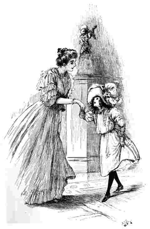 Betty gives formal greeting to woman
