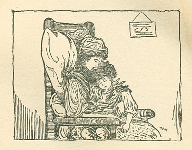 (Old Italian woman in chair with Beppo)
