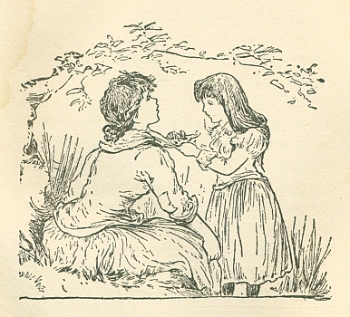 (Bryda giving Moll her handkerchief)