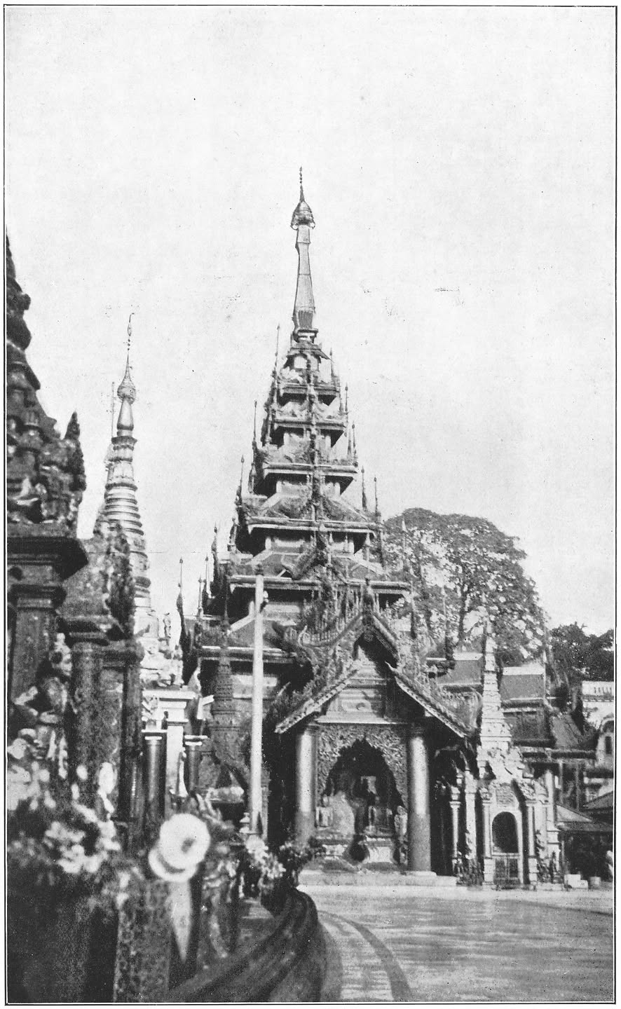 Afb. 76. Rangoon; Shwe-Dagon-pagode.