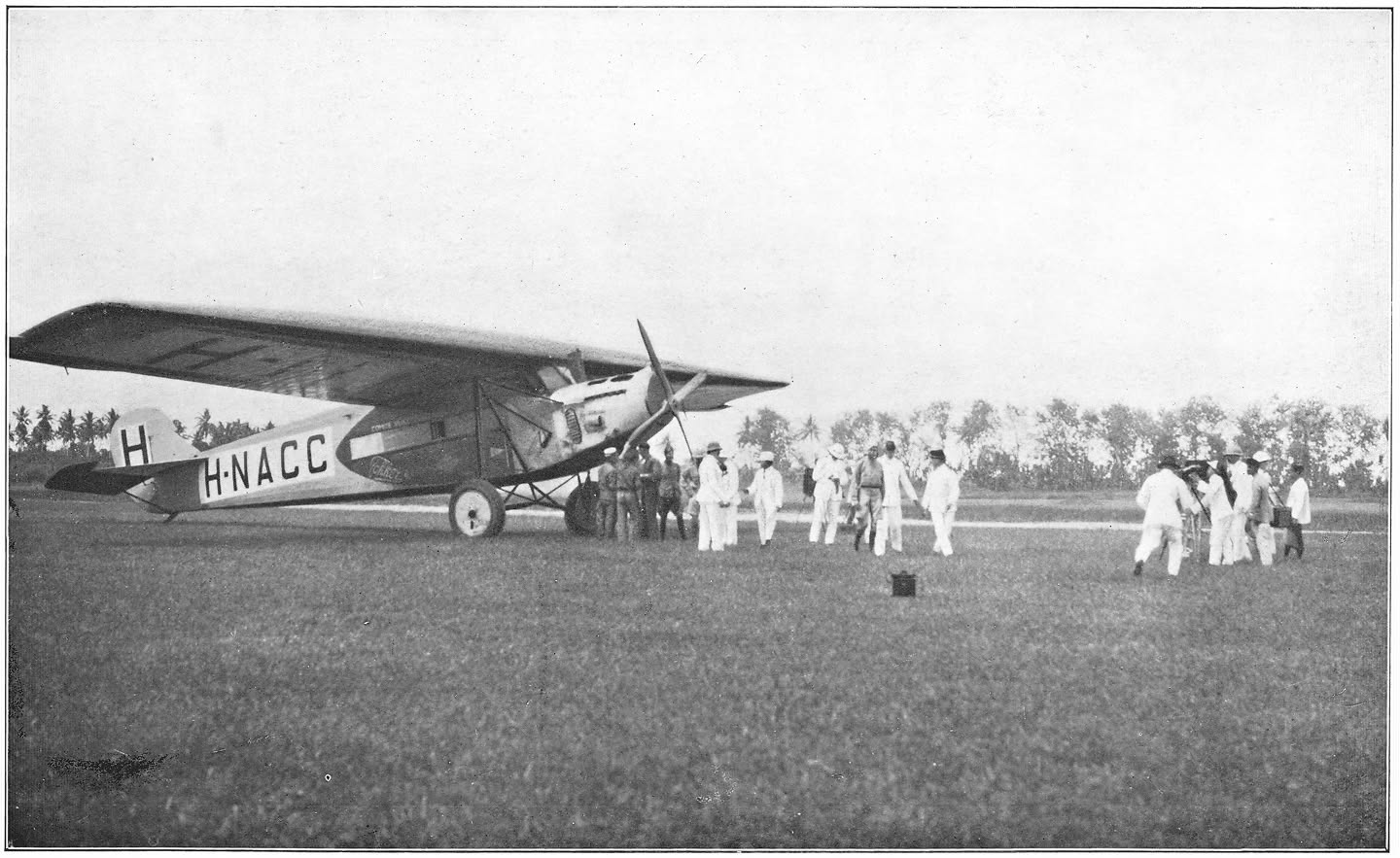Afb. 92. Landing te Medan.