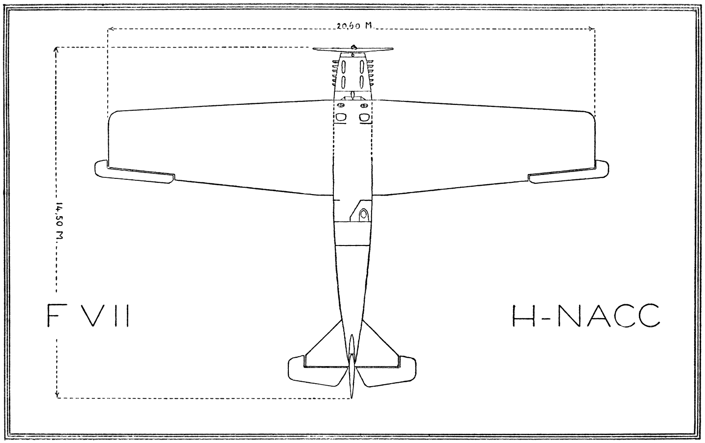Fig. V. De H-NACC; plattegrond.