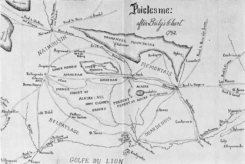 (Map of Poictesme)