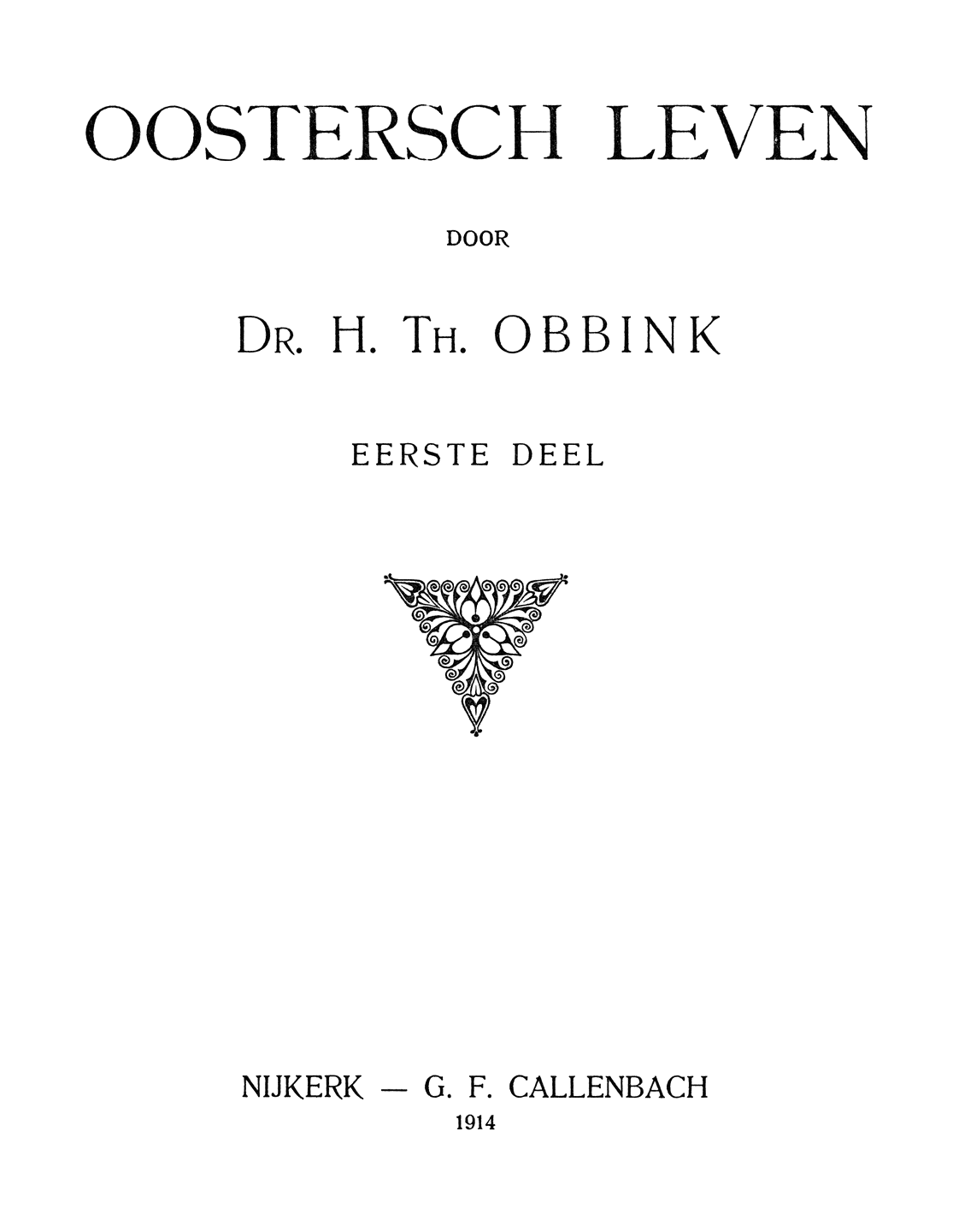 Oorspronkelijke titelpagina.