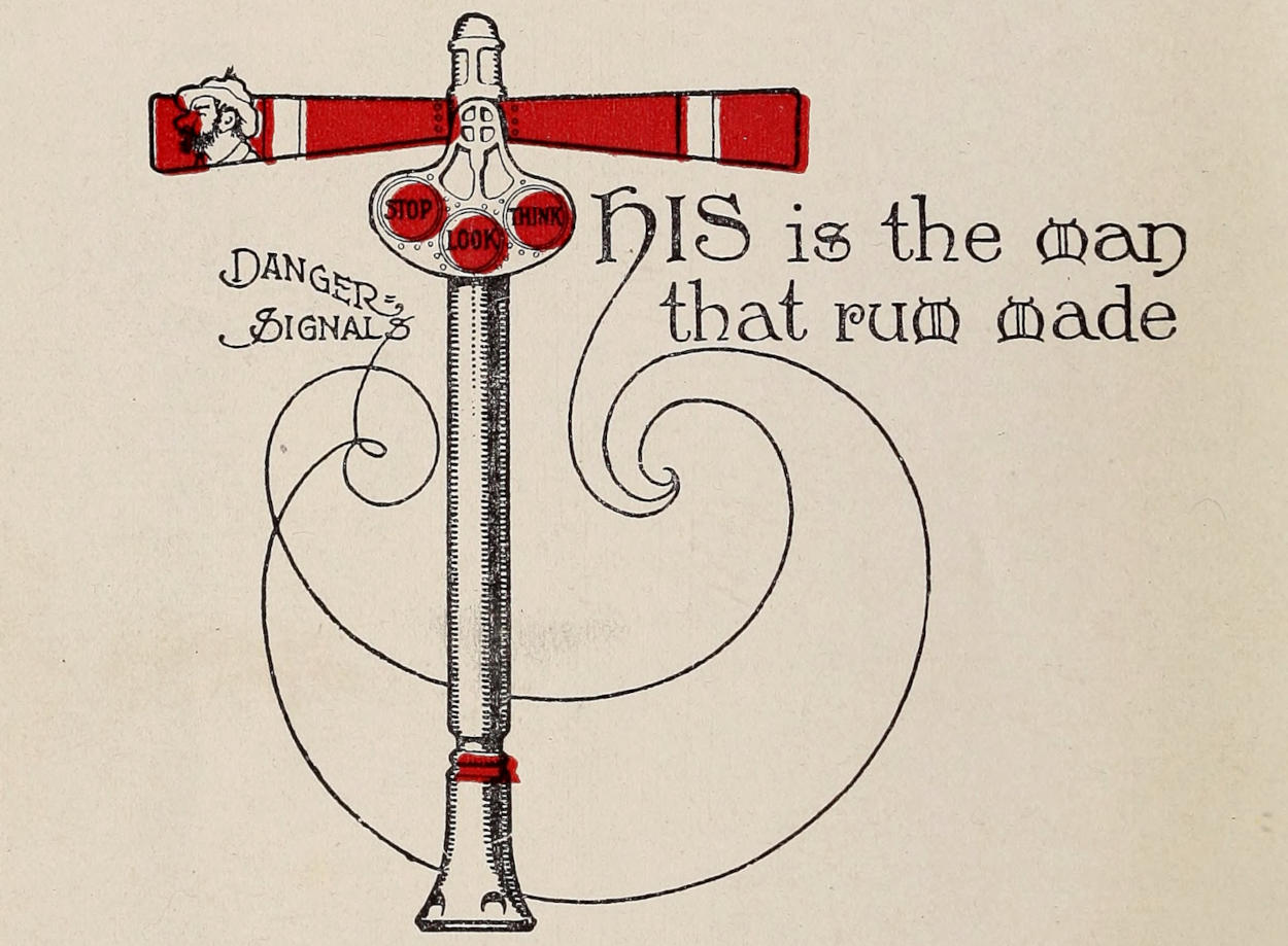 Warning semaphore and poem