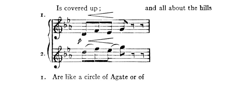 A short passage of music.