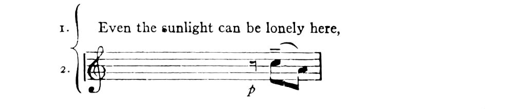 A short passage of music.
