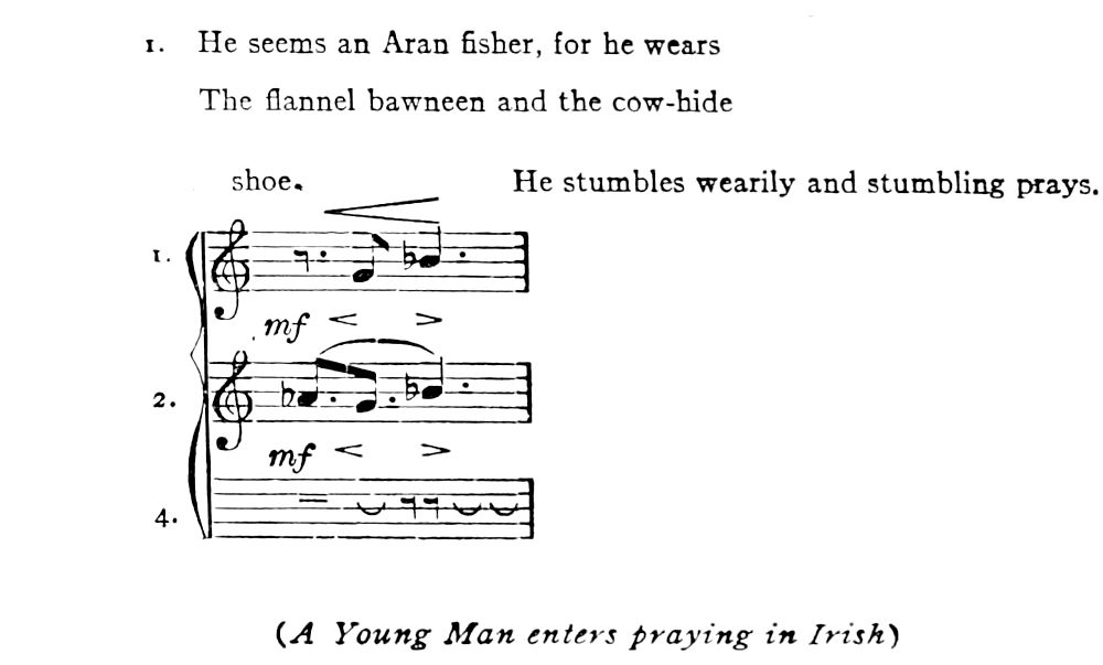 A short passage of music.