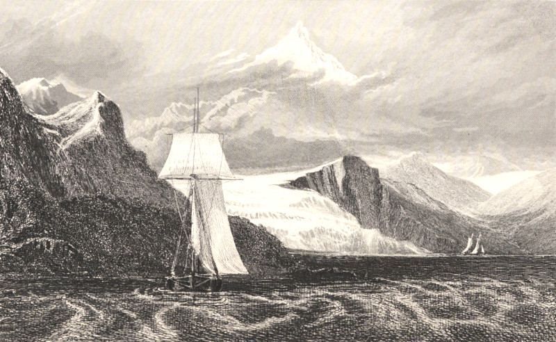 View of Mount Sarmiento from the sea