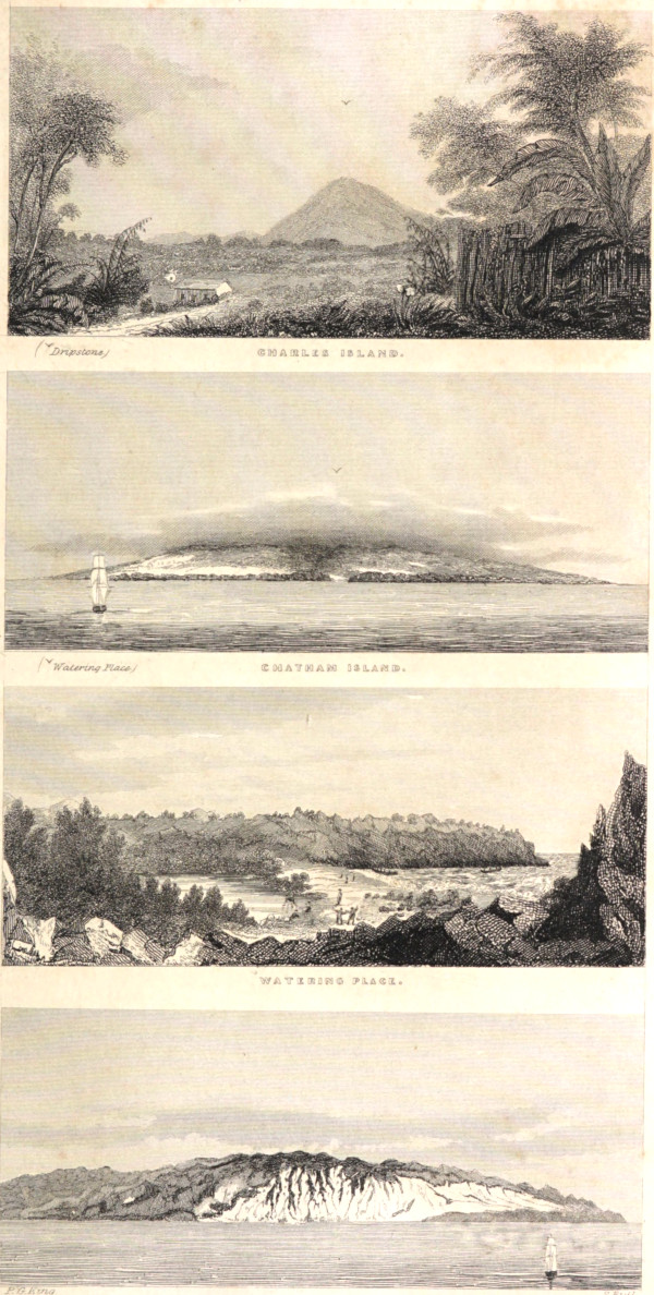 Four scenes on various islands