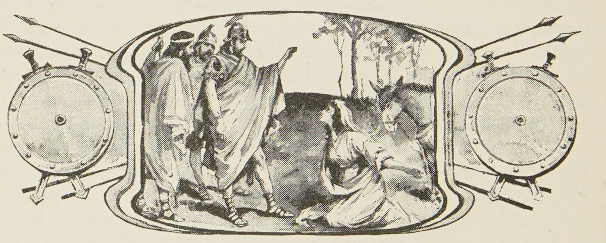 The farmer’s wife pleads for mercy.