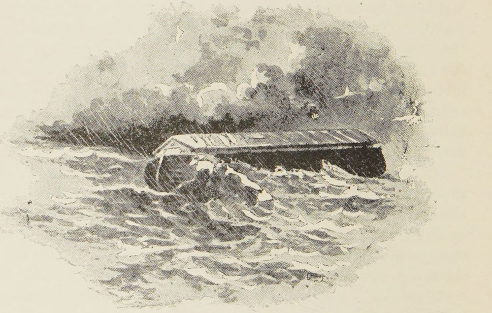 The Ark in the waters.