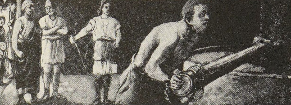 Samson Working in the Mill.