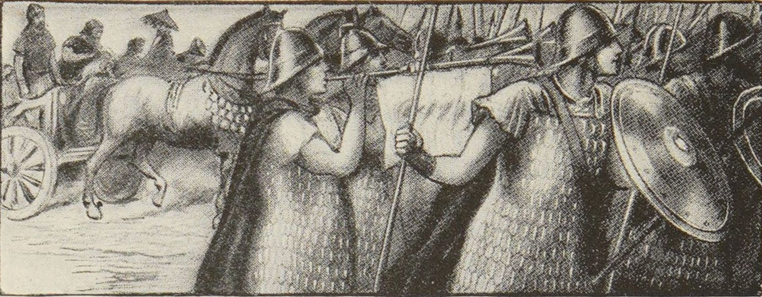 Saul Going to Battle.