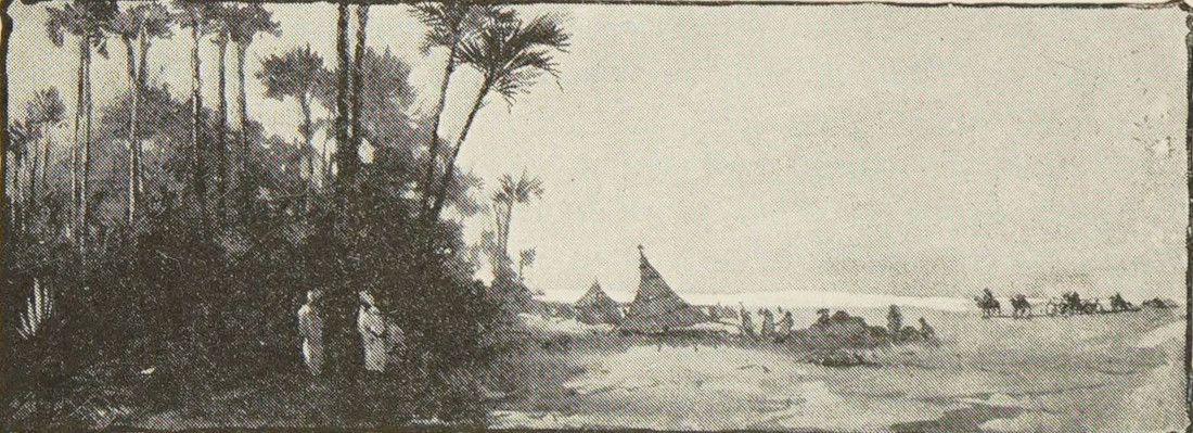 A band of traders in the desert.