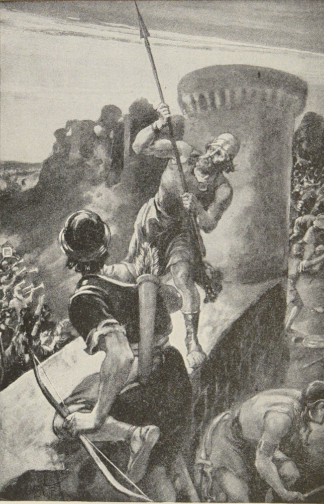 The walls of Jericho fall.