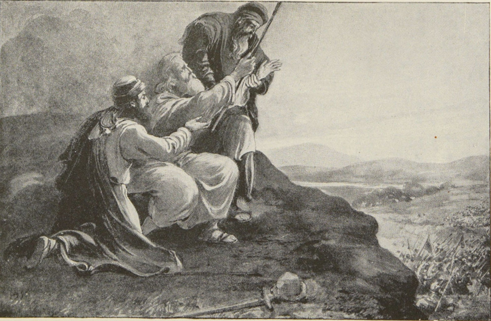 Moses prays for Israel.