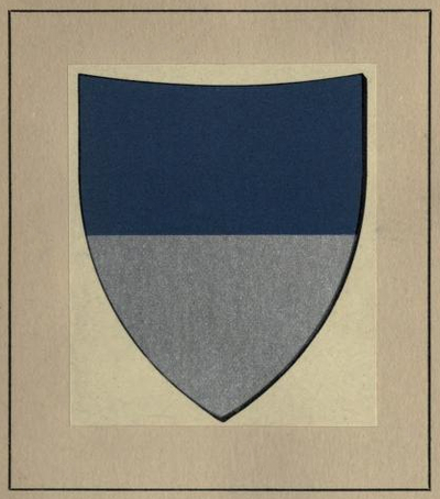 Buondelmonti shield: top half blue, bottom half silver.