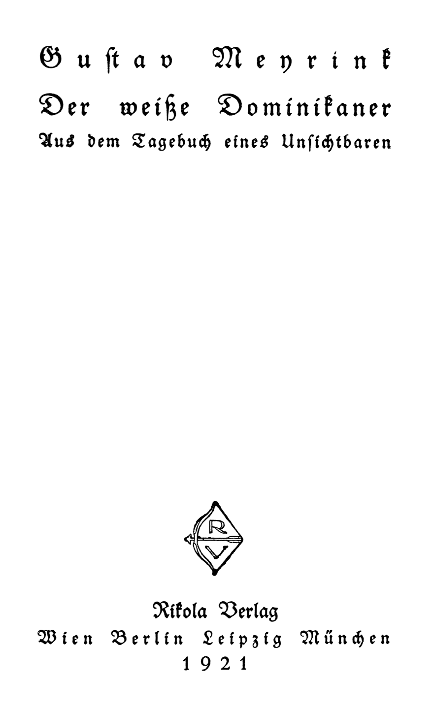 Originaltitelblatt.