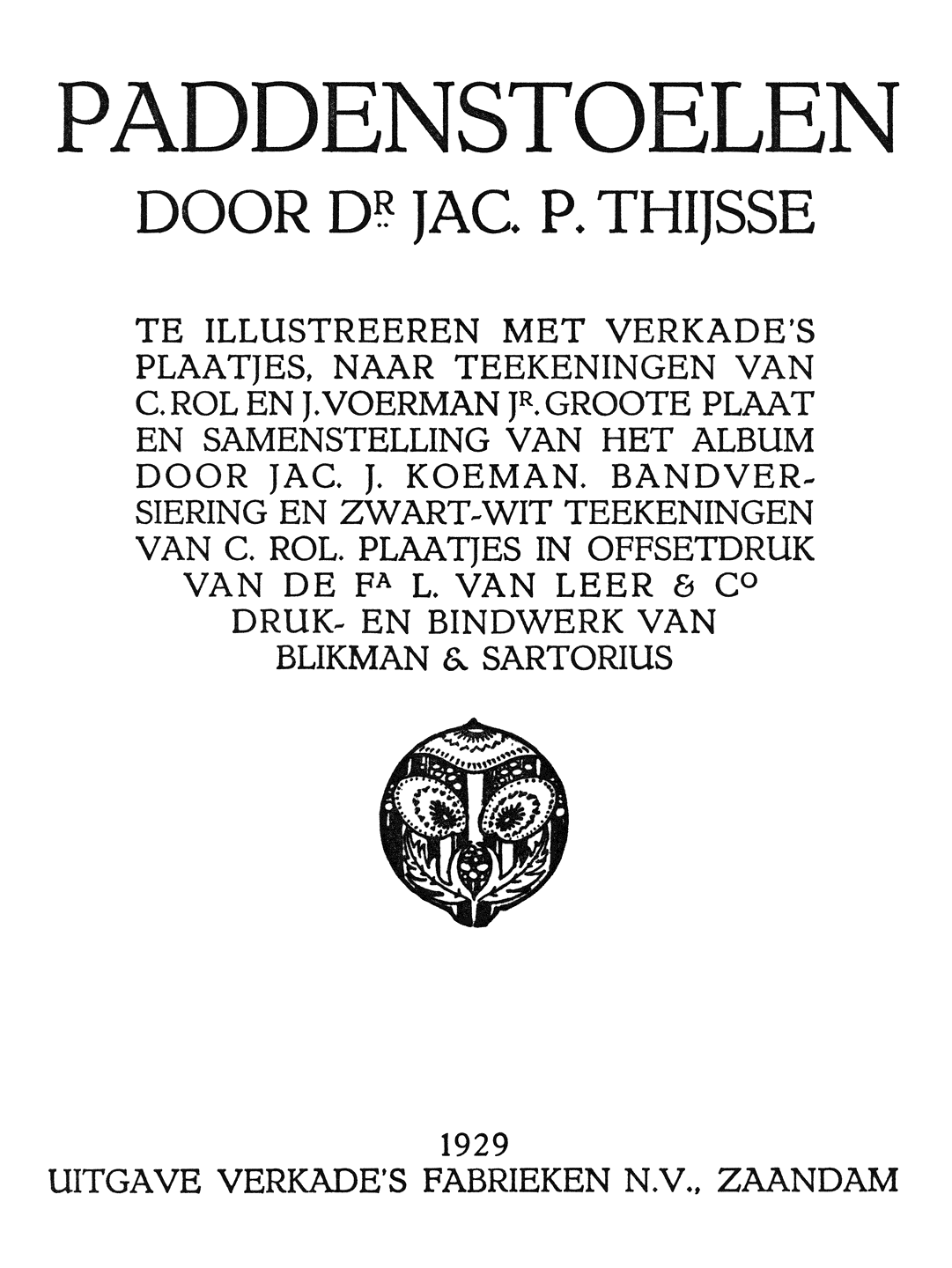 Oorspronkelijke titelpagina.