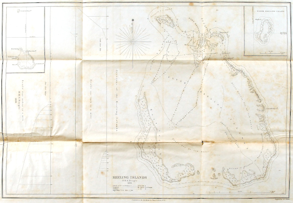 Chart of Keeling Islands 