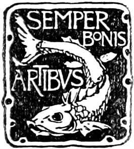 Verlagssignet; Motto:   Semper bonis artibus