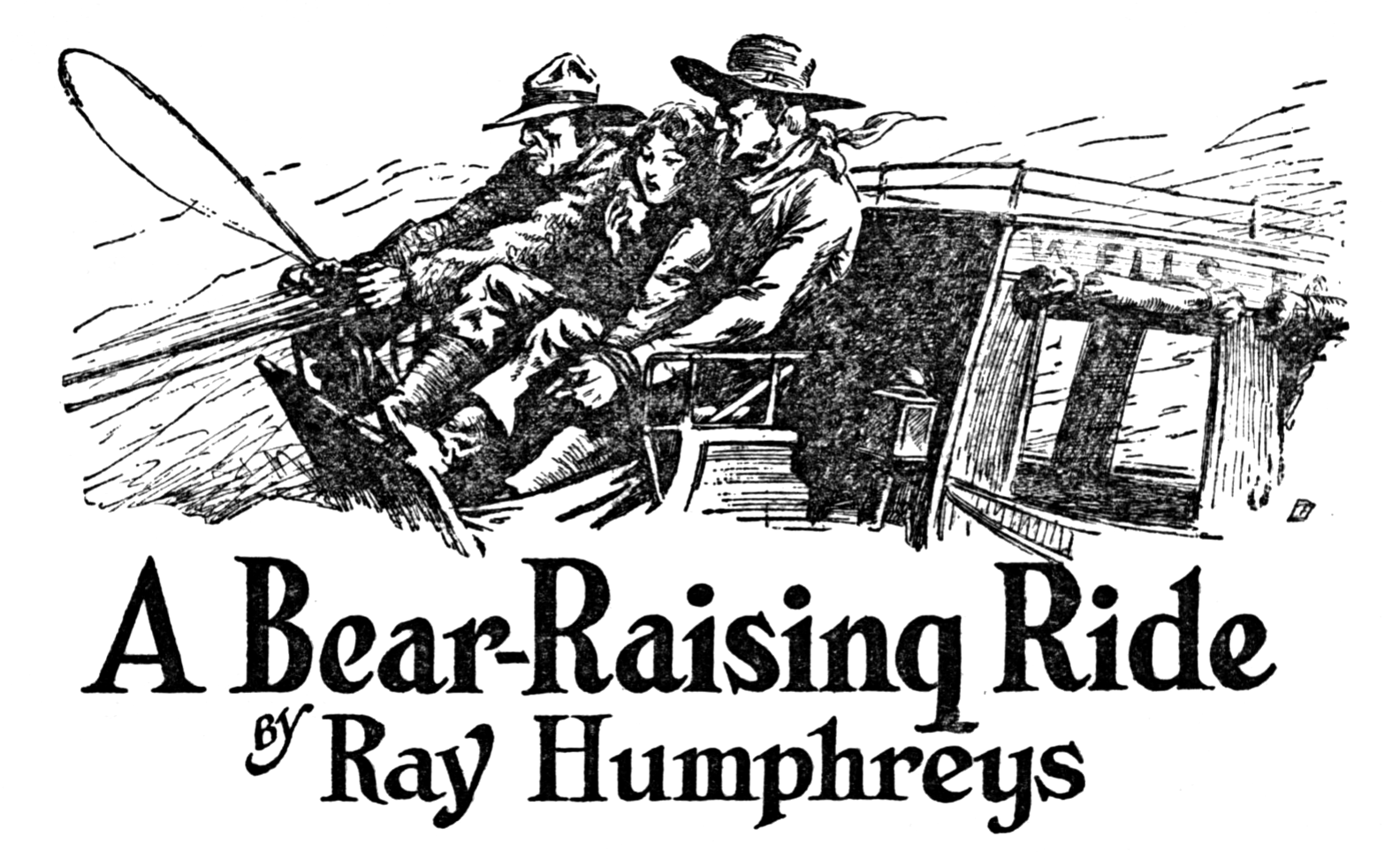riders on a stagecoach