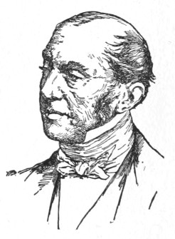 Bust of Eastlake, facing slightly left, mutton chops, whispy hair, balding on top.