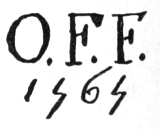 Initials: O.F.F. 1565