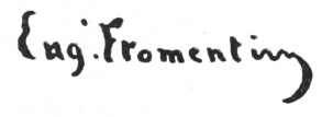 Signature: Eug. Fromenting