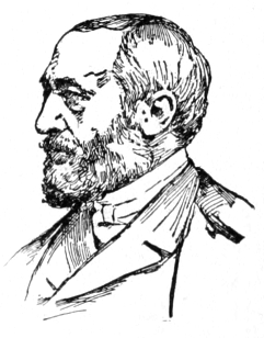 Bust of Gallait, facing left; beard, mustache; slightly receding hairline; short hair.