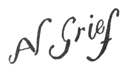 Signature: A d Grief