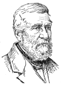 Bust of Gudin, facing slightly right; full beard and mustache, straight hair.