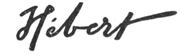 Signature: Hébert