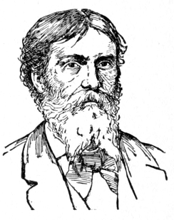 Bust of Herkomer, facing forward; mustache and French beard; short straight hair.
