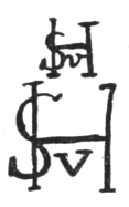 Interlocked initials: SvH, SvH